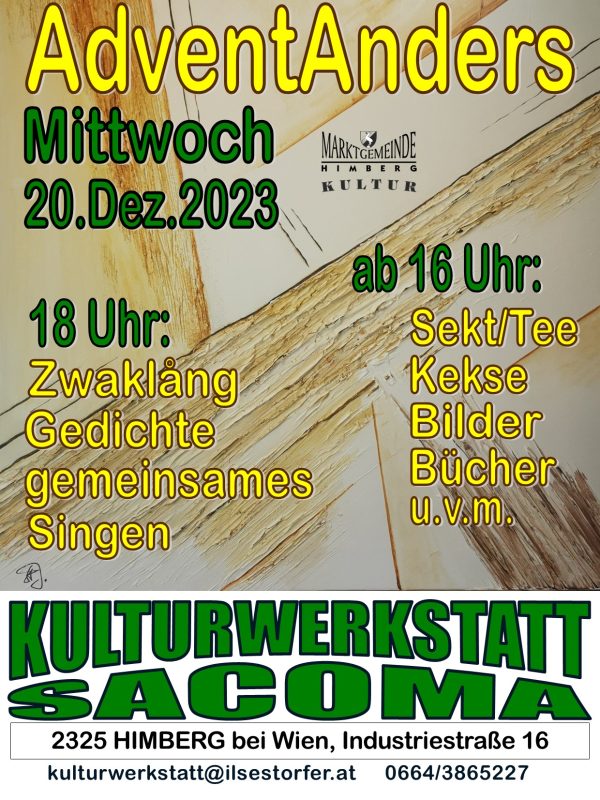 Advent Anders Kulturwerkstatt Sacoma