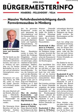 Bürgermeisterinfo April 2023 Web Bild